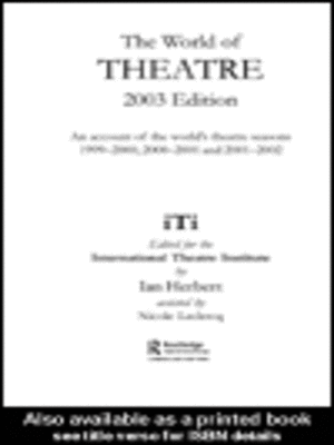 cover image of World of Theatre 2003 Edition